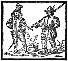 Aksamitne bryczesy i bryczesy materiałowe, 1592, 1910