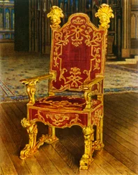 Fotel państwa weneckiego, koniec XVII wieku, 1938.