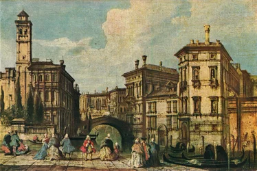 Wenecja: Wejście do Cannaregio, ok. XIX w.