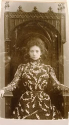 Vera Komissarzhevskaya, rosyjska aktorka, 1900