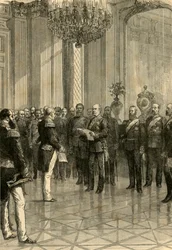 Wersal, 1871: Ogłoszenie króla Wilhelma Cesarza Niemiec, 1890.