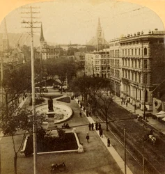 Plac Wiktorii, Montreal, Kanada, 1904 r.
