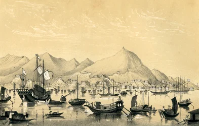 Miasto Wiktorii, wyspa Hongkong, 1847