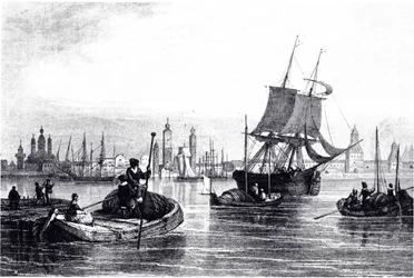 Widok Archangielska, 1835