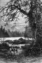 Widok Karoliny Północnej, koniec XVIII wieku ok. 1880 r.