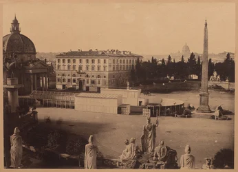 Widok na Rzym, ok. 1860.