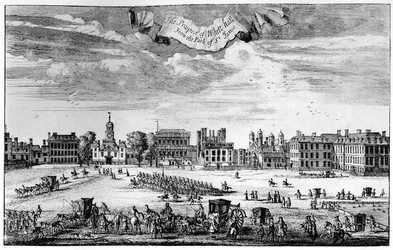 Widok na Whitehall z St James