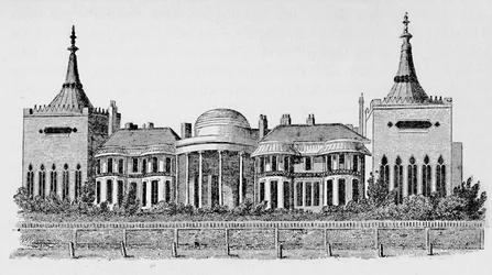 Widok pawilonu zaczerpnięty z Biblioteki Obiegowej Wrights, maj 1818, 1939