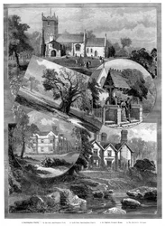 Widoki Sandringham, Norfolk, 1887 r.