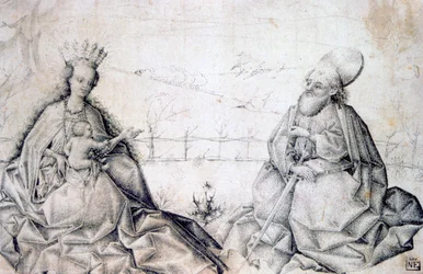 Dziewica z Dzieciątkiem ze św. Pawłem, ok. 1450