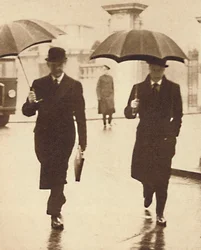 Spacer w deszczu, 1937