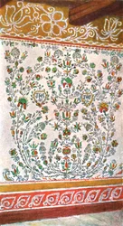 Dekoracja ścienna, Morawy, Czechosłowacja, 1928.