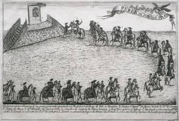 Wojna pomarańczy, rycina