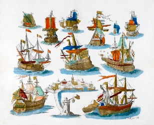 Okręty wojenne, XVIII wiek
