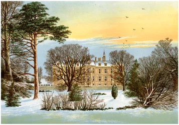 Warter Priory, niedaleko Pocklington, Yorkshire, dom rodziny Wilsonów, ok. 1880 r