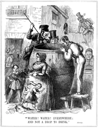 Woda! Woda! Wszędzie, a nie kropla do picia, 1849