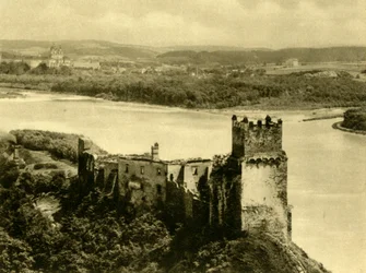 Zamek Weitenegg, Wachau, Dolna Austria, ok. 1935.