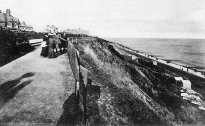 West Cliff i ogrody, Felixstowe, Suffolk, początek XX wieku