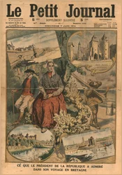 To, co podziwiał prezydent podczas swojej podróży do Bretanii w 1914 roku.