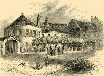 Dom Białego Kanału ok. 1820 r., ok. 1872 r.