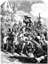 Wilhelm III wkraczający do Exeter