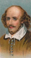 William Shakespeare 1564-1616, angielski poeta i dramaturg, 1924