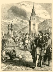 William Tell na rynku w Altdorfie, 1890.