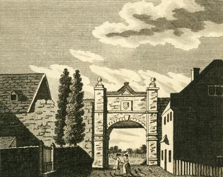 Wincheap Gate, w Canterbury, c1786.