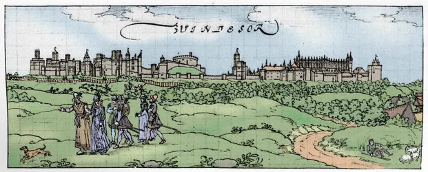 Zamek Windsor, 1902.
