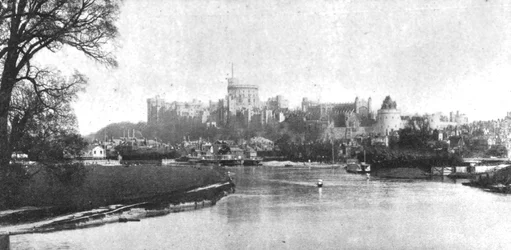 Zamek Windsor w czasach Wiktorii, 1901.