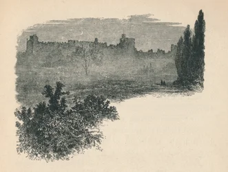 Zamek Windsor z Home Park, 1895