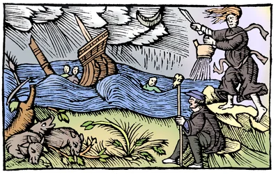 Czarownica podnosząca burzę, 1562