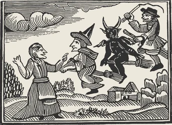 Czarownice z Niewidzialnego świata Cottona Mathera, 1689.