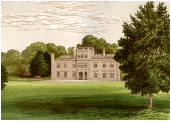 Wolseley Hall, Staffordshire, dom Baroneta Wolseleya, ok. 1880 r.