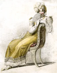 Kobieta z wachlarzem, c1750-1850