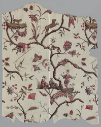 Fragmenty tekstyliów drukowanych w drewnie, ok. 1930 r. 1785.