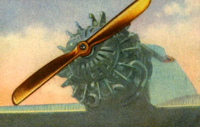 Drewniane śmigło lotnicze firmy Schwarz Propeller-Werk, 1932.