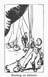 Praca na balonach, 1940