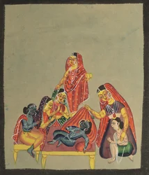 Kult Dzieciątka Kryszny, 1800s.