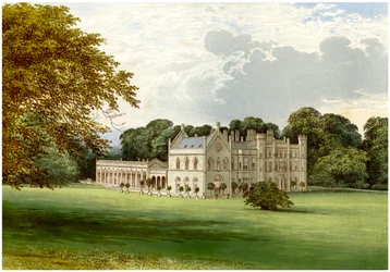 Opactwo Wycombe, Buckinghamshire, dom Lorda Carringtona, ok. 1880 r.