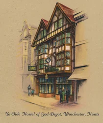 Ye Olde Hostel of God-Bgot, Winchester, Hants, 1939