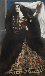Młoda kobieta w czadorze, ok. 1844-1850.