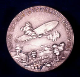 Sterowiec Zeppelin w akcji podczas I wojny światowej, 1914
