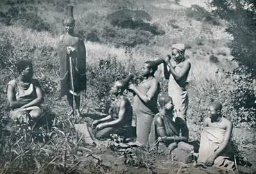Fryzjerstwo dziewcząt Zulu, 1912