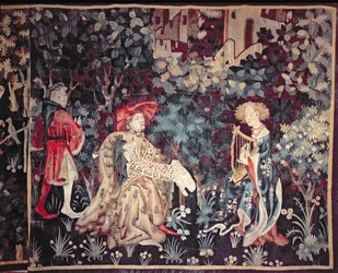 930 Koncert, Gobelin z Arras, 1420