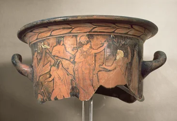 Krater czarnofigurowy, IV wpne (fragment)