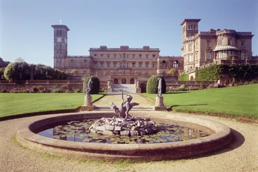 Na zewnątrz Osborne House, East Cowes