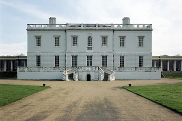 Na zewnątrz Queens House, Greenwich, Londyn
