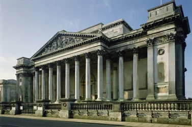 Na zewnątrz Muzeum Fitzwilliam, University of Cambridge