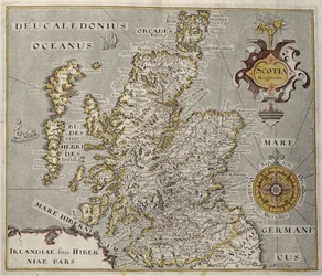 Mapa Królestwa Szkocji, XVII-wieczna Scotia Regnum